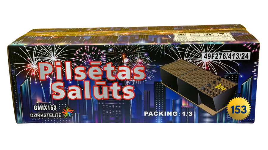 Pilsētas salūts (153 šāv.)